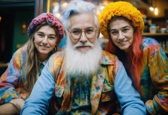 Smile, Hairstyle, Facial Expression, Beard, Happy, Plant