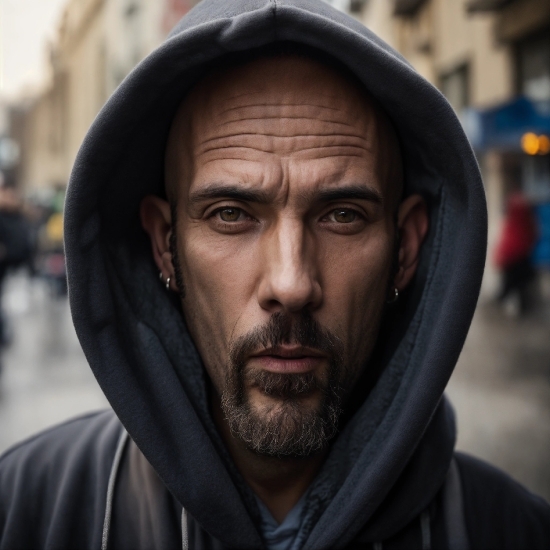 Forehead, Eyebrow, Mouth, Beard, Human, Grey