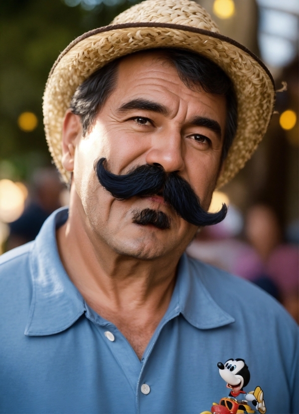 Chin, Hairstyle, Mouth, Organ, Hat, Beard