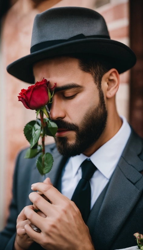 Lip, Flower, Hand, Hairstyle, Photograph, Facial Expression