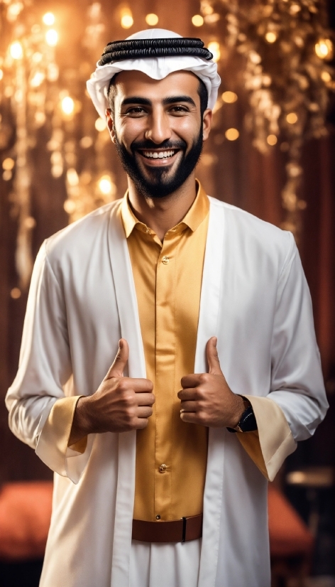 Smile, Human, Beard, Sleeve, Gesture, Flash Photography