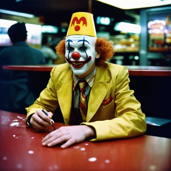 Table, Smile, Glove, Fun, Recreation, Tie