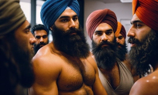 Forehead, Eye, Beard, Turban, Dastar, Facial Hair