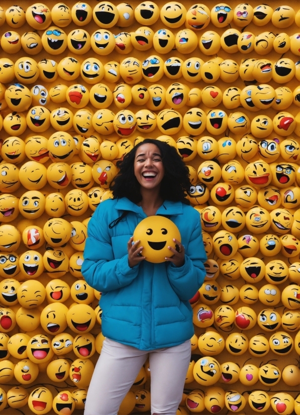 Smile, Photograph, Facial Expression, Orange, Yellow, Happy