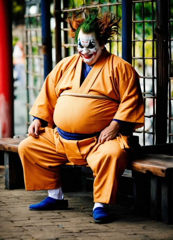 Photograph, Temple, Orange, Hat, Sneakers, Event