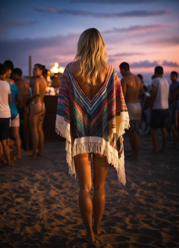 Clothing, Cloud, Sky, People On Beach, Flash Photography, Standing