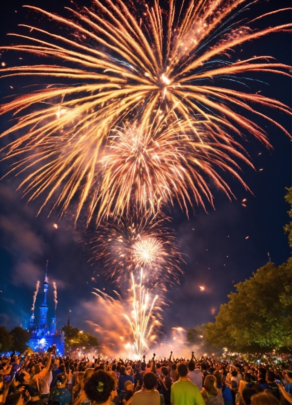 Fireworks, Atmosphere, Photograph, Sky, World, Light