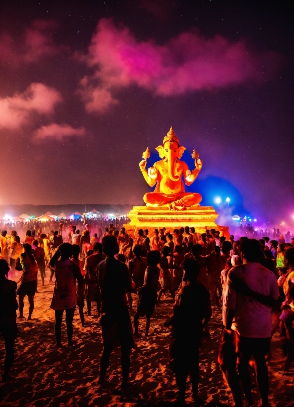 Sky, Cloud, World, Standing, Plant, Crowd