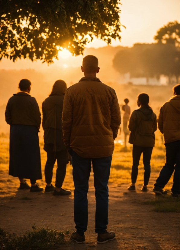 Sky, Light, People In Nature, Tree, Plant, Standing