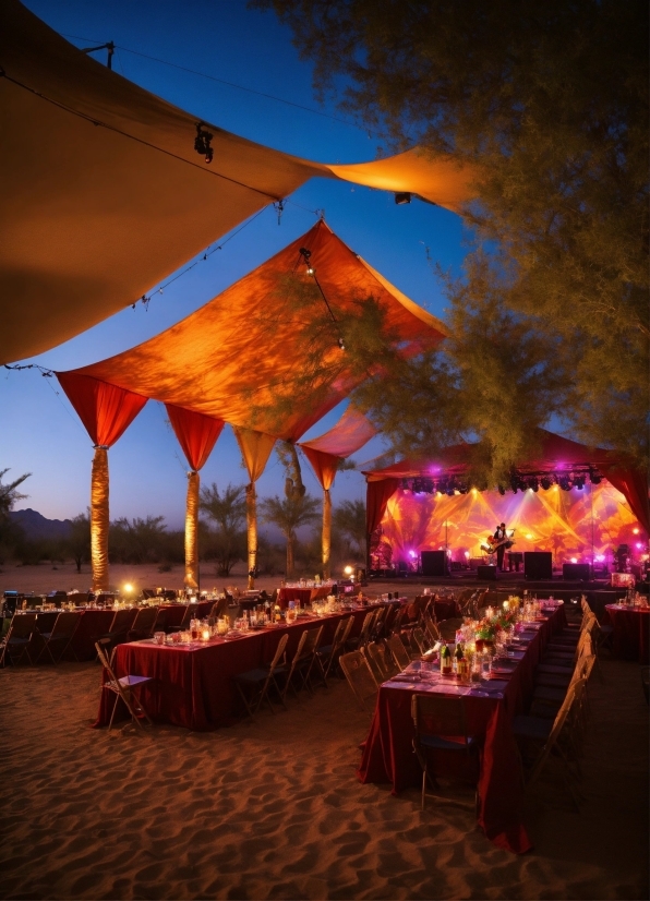 Sky, Furniture, Tent, Nature, Plant, Chair