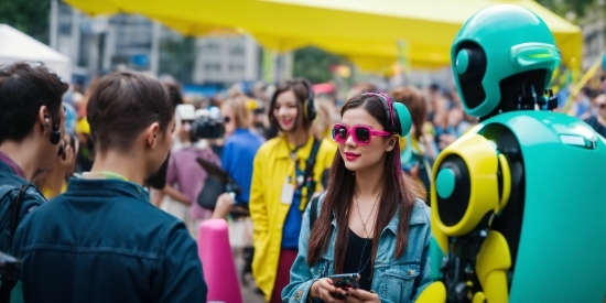 Photograph, Yellow, Community, Public Space, Leisure, Crowd