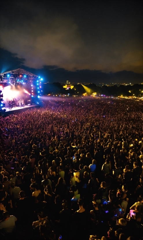 Sky, Cloud, Light, Purple, Concert, Entertainment