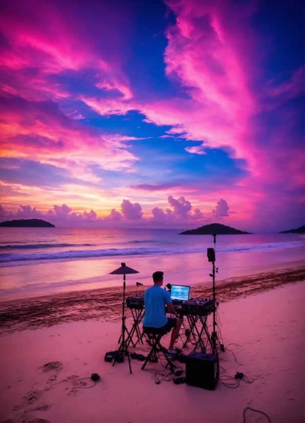 Cloud, Sky, Water, Atmosphere, Afterglow, Sunset