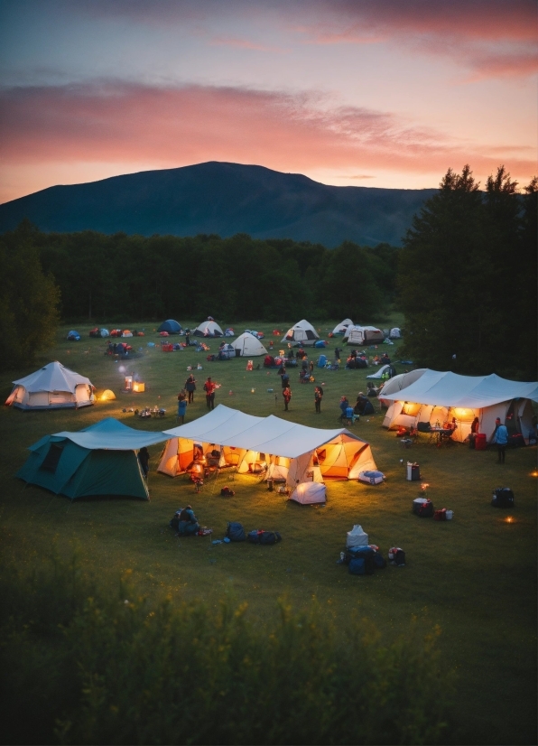 Sky, Atmosphere, Cloud, Mountain, Tent, Ecoregion