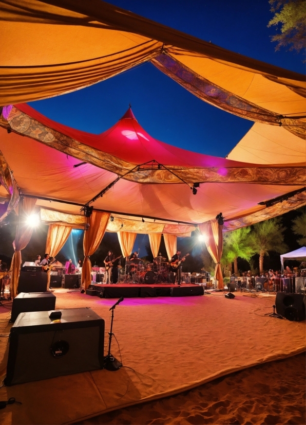 Sky, Tent, Purple, Chair, Shade, Leisure