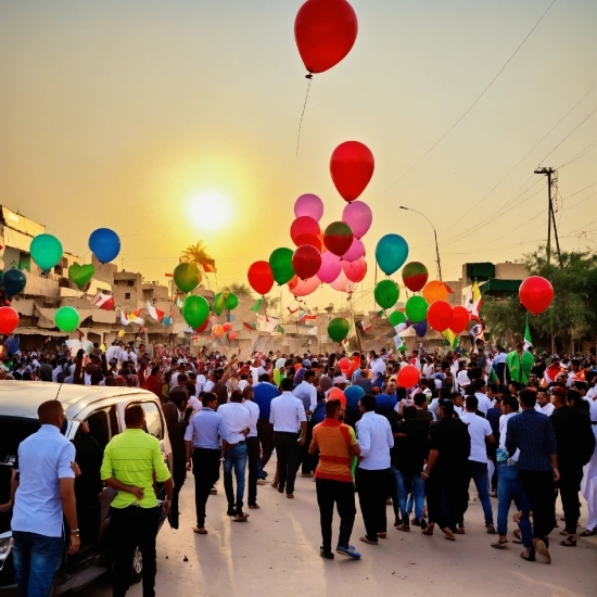 Sky, Daytime, Photograph, World, Balloon, Public Space