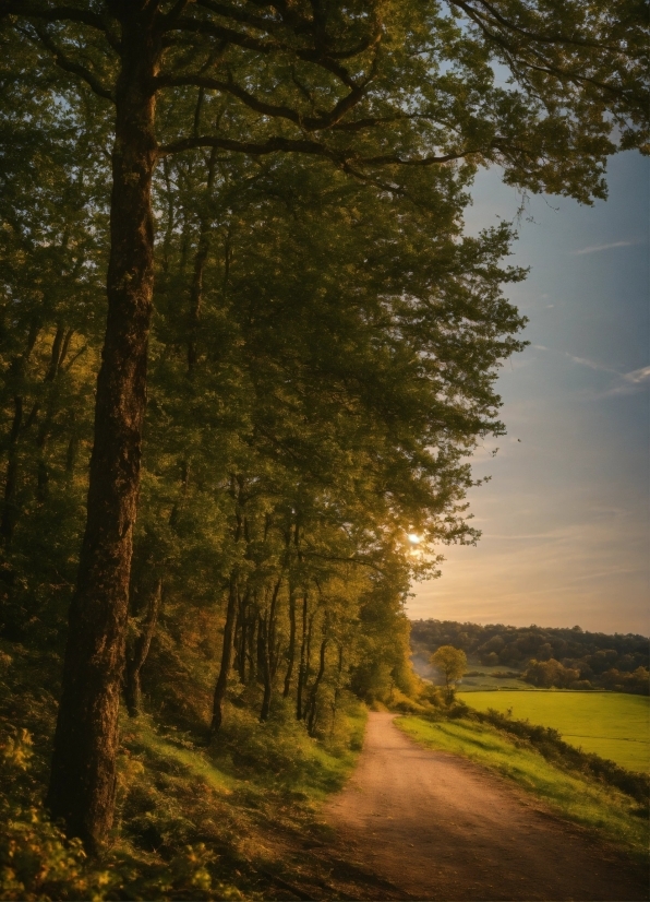 Plant, Sky, Natural Landscape, Wood, Branch, Tree