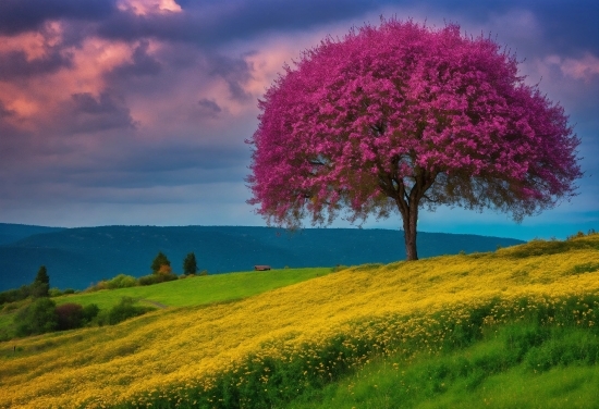 Cloud, Flower, Plant, Sky, Ecoregion, Nature