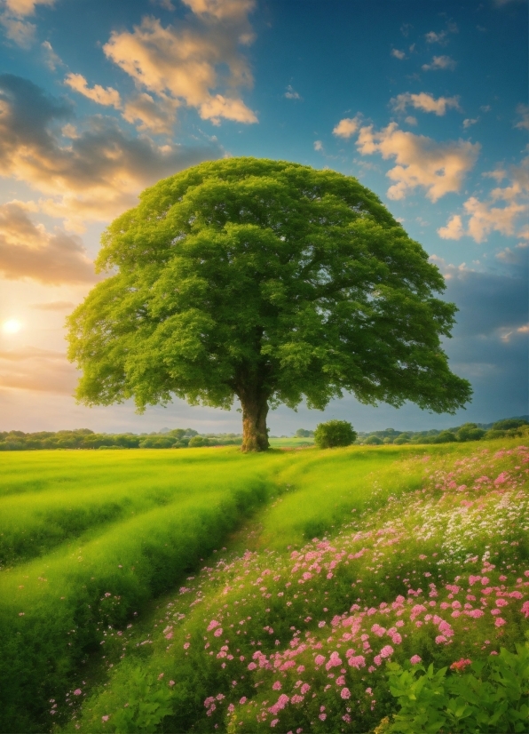 Cloud, Sky, Plant, Flower, Green, Ecoregion