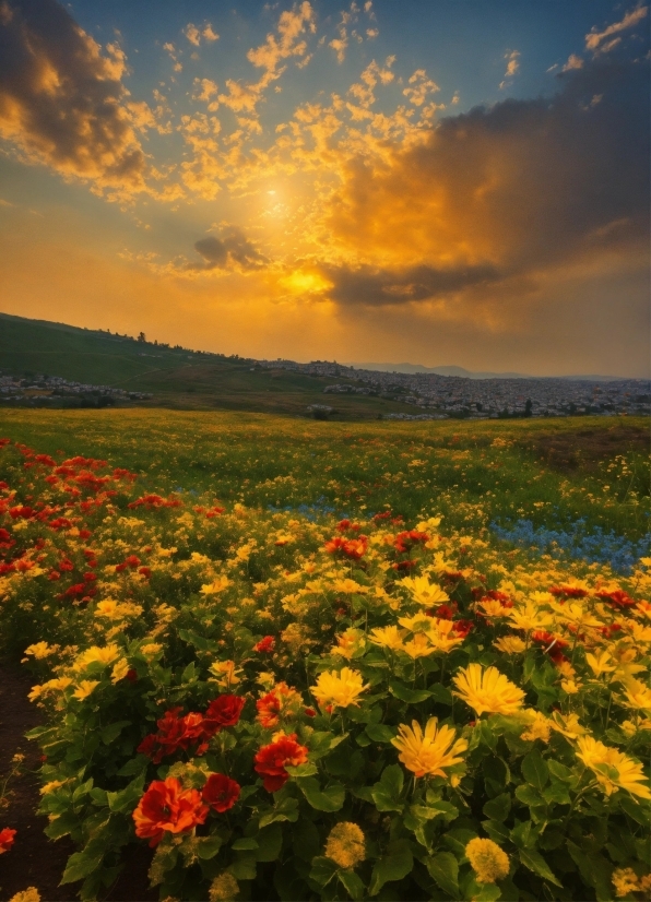 Flower, Cloud, Sky, Plant, Daytime, Ecoregion