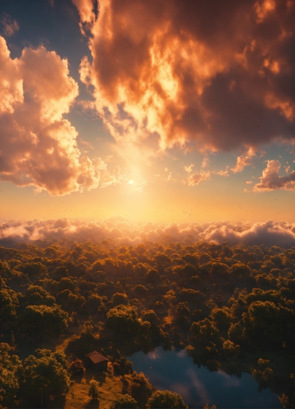 Cloud, Sky, Water, Atmosphere, Afterglow, World