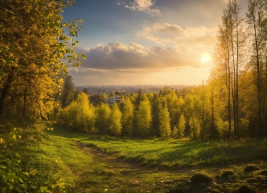 Cloud, Sky, Plant, Atmosphere, Natural Landscape, Tree