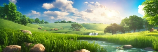 Cloud, Sky, Water, Plant, Natural Landscape, Land Lot