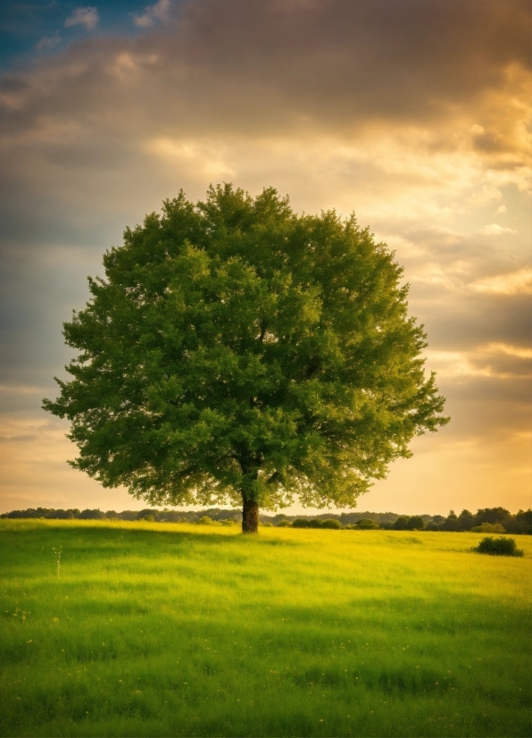 Cloud, Sky, Plant, Atmosphere, Green, Leaf