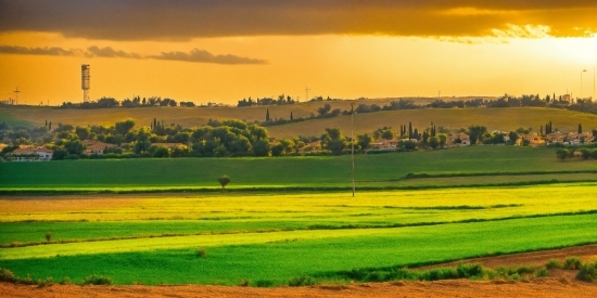 Cloud, Sky, Plant, Natural Landscape, Afterglow, Land Lot