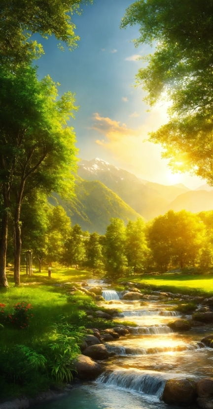 Cloud, Sky, Plant, Atmosphere, Natural Landscape, Mountain