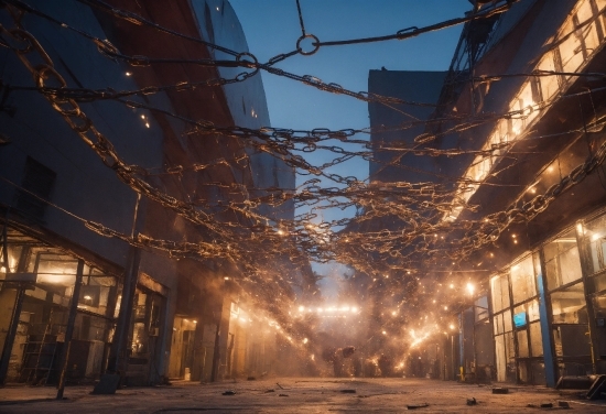 Atmosphere, Sky, Building, Window, Infrastructure, Branch