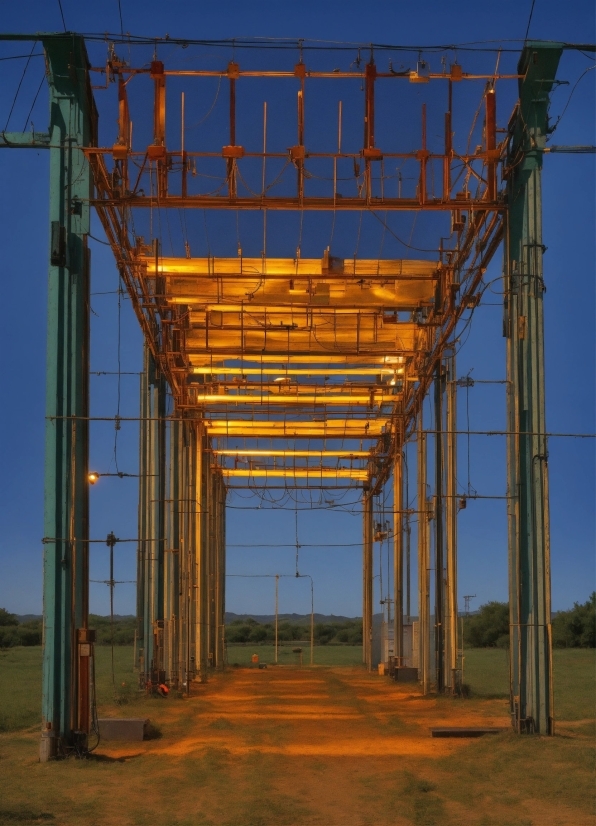 Sky, Wood, Shade, Electricity, Line, Rectangle