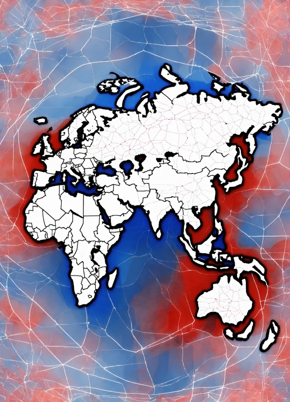 World, Ecoregion, Map, Natural Environment, Water, Line