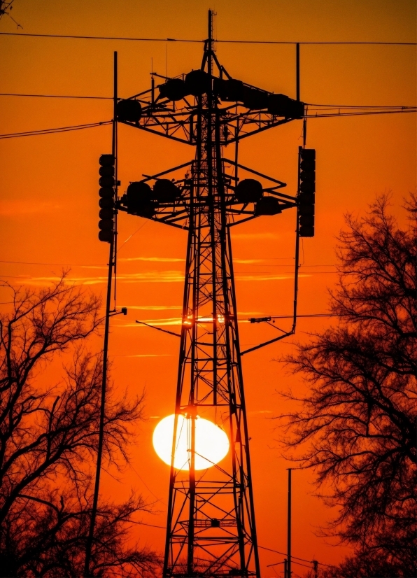 Sky, Atmosphere, Afterglow, Light, Nature, Electricity