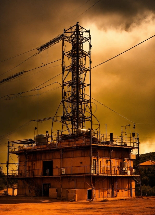 Sky, Cloud, Atmosphere, Electricity, Overhead Power Line, Afterglow