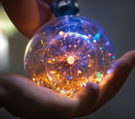 Ball, Gas, Ornament, Circle, Electric Blue, Glass