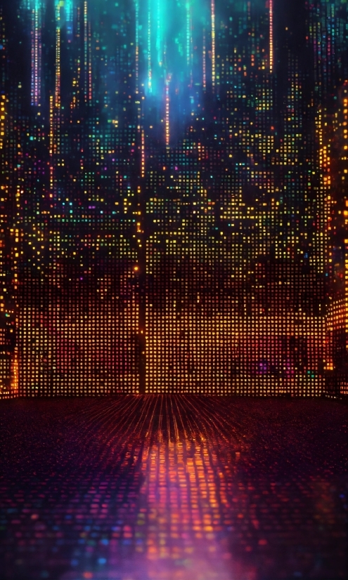 Light, Purple, Building, Skyscraper, Entertainment, Electricity