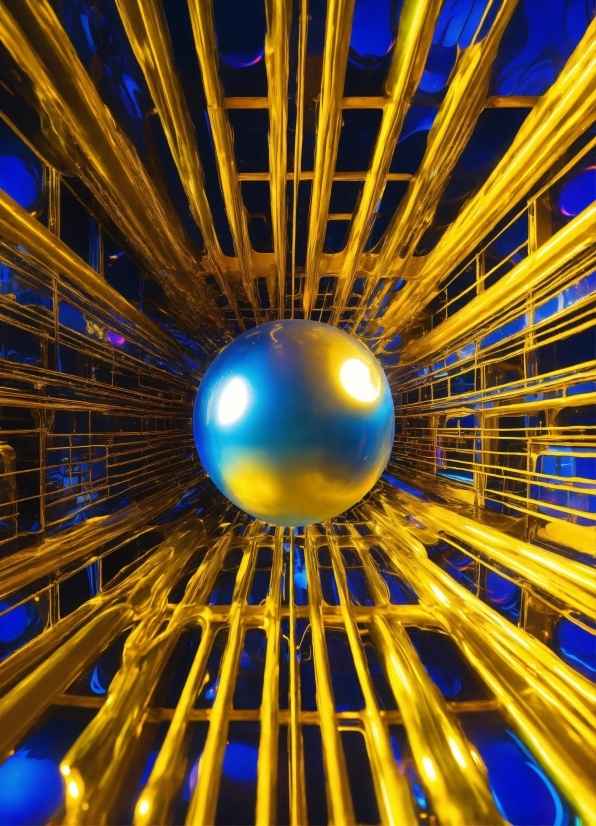 Light, Art, Line, Symmetry, Engineering, Electric Blue