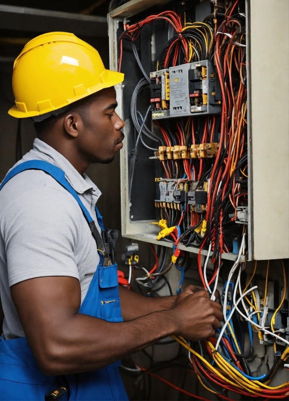 Electrician, Hard Hat, Workwear, Helmet, Electrical Contractor, Engineer