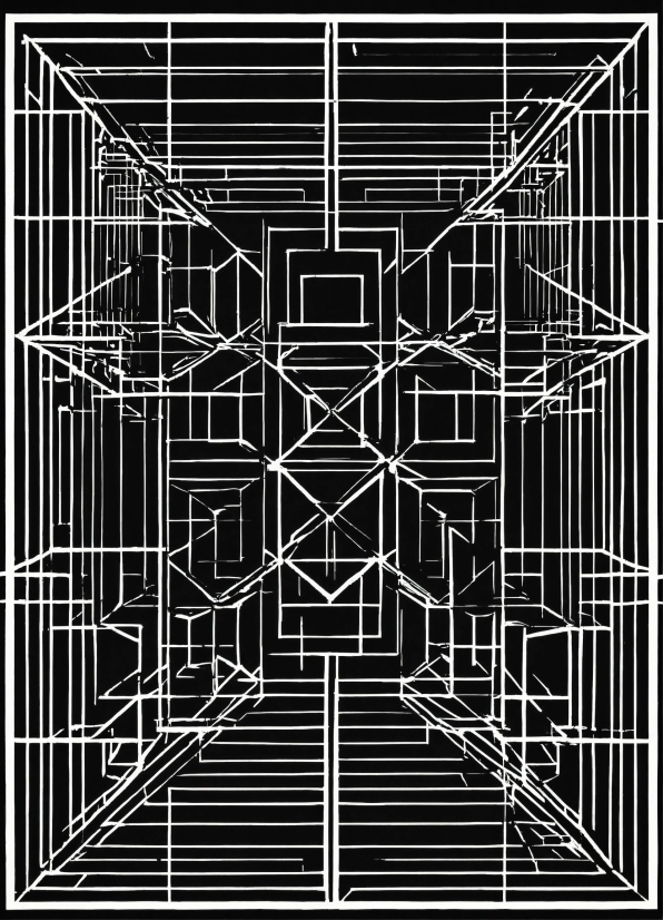 Rectangle, Line, Font, Parallel, Art, Symmetry