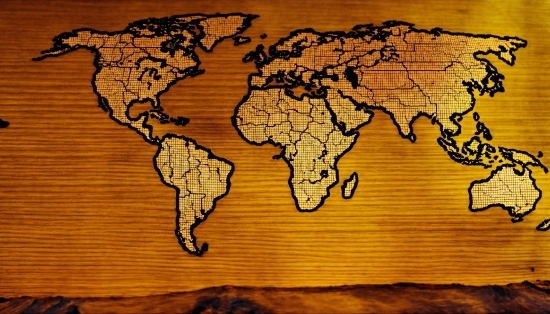 World, Map, Wood, Tree, Font, Rectangle