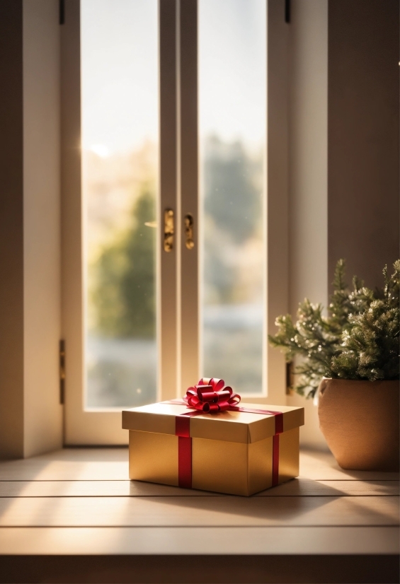 Plant, Window, Wood, Interior Design, Table, Orange