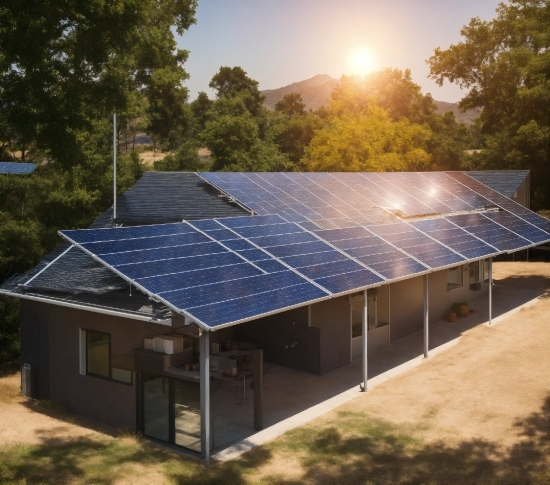 Solar Power, Solar Panel, Window, Sky, Light, Solar Dish