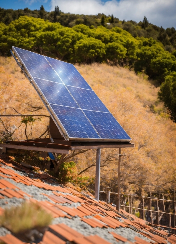 Solar Power, Solar Panel, Sky, Cloud, Solar Energy, Light