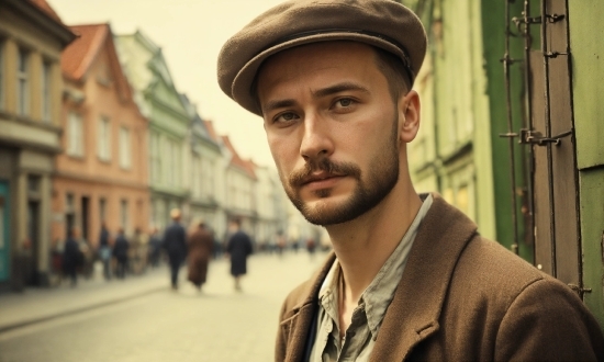 Forehead, Chin, Hairstyle, Flat Cap, Beard, Fashion