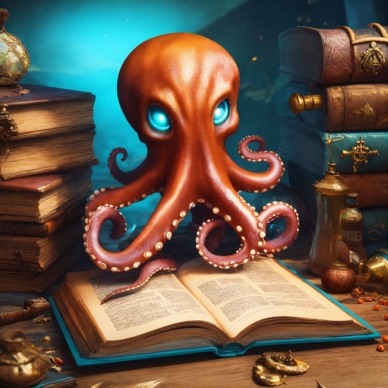 Marine Invertebrates, Human Body, Cephalopod, Jaw, Wood, Octopus