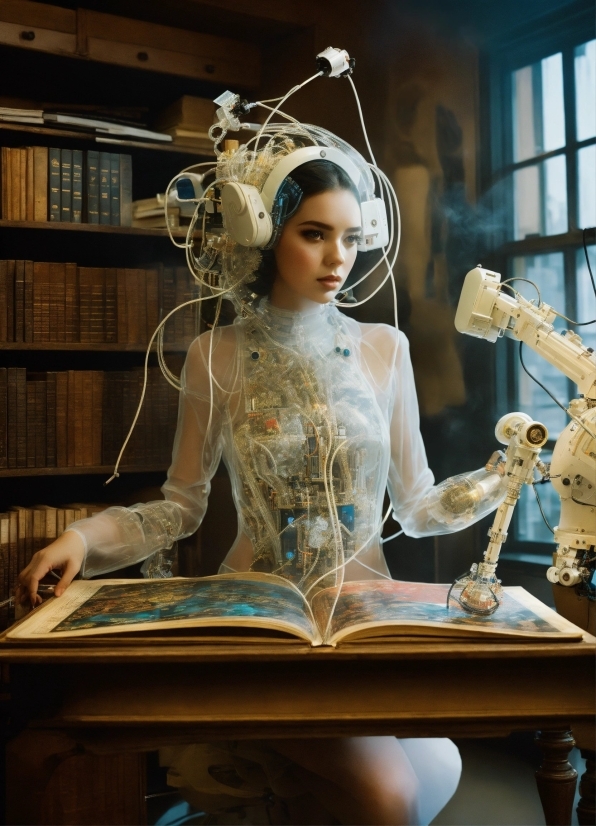 Window, Table, Dress, Book, Wood, Fashion Design