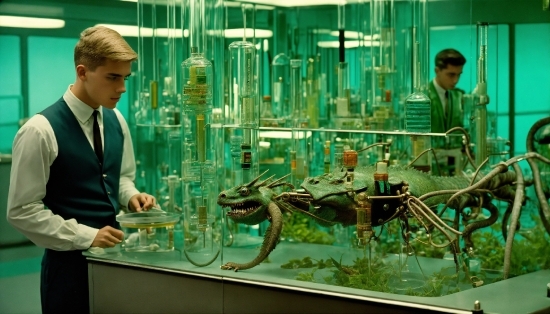 Green, Gas, Engineering, Science, Glass, Machine