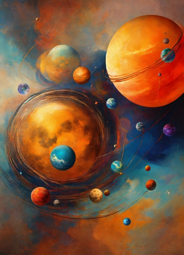 Paint, Painting, Art, Art Paint, World, Astronomical Object