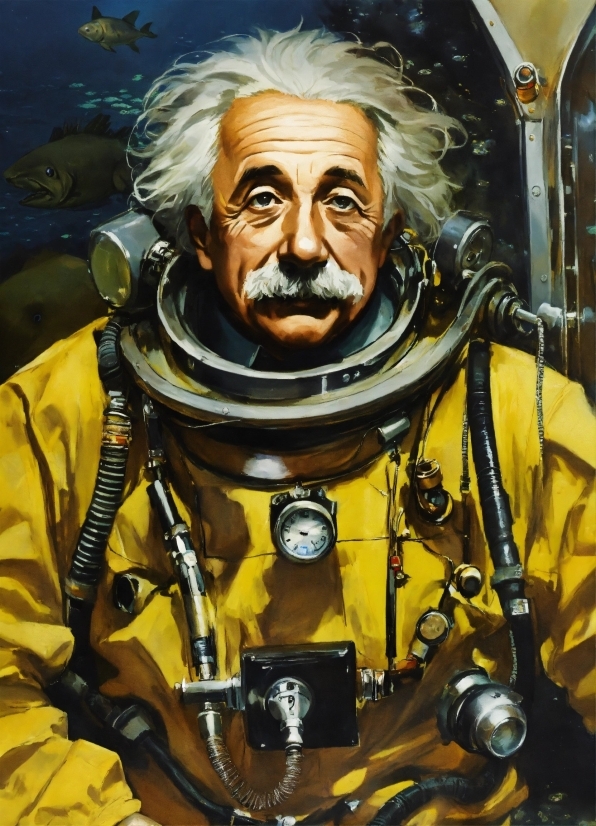 Beard, Art, Astronaut, Personal Protective Equipment, Facial Hair, Space